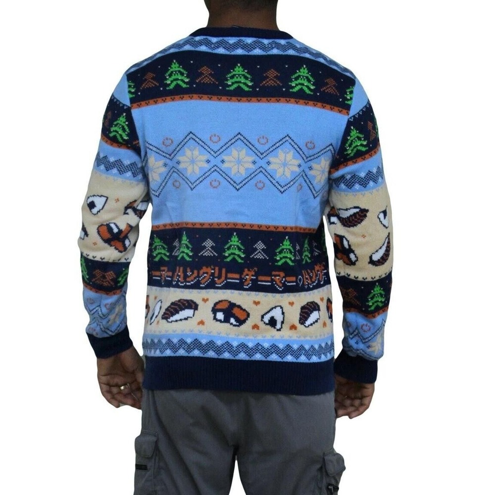 Geeknet Hungry Gamer Holiday Men's Sweater GameStop Exclusive Size Small NWT - Picture 2 of 8